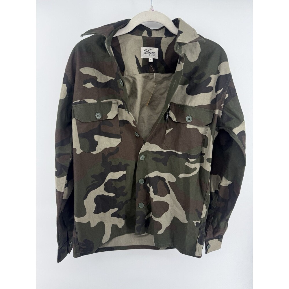 Dylan Men's Camouflage Casual Button Down Shirt